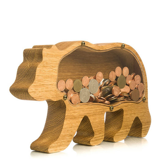 Houten Spaarpot | Speels Leren Sparen