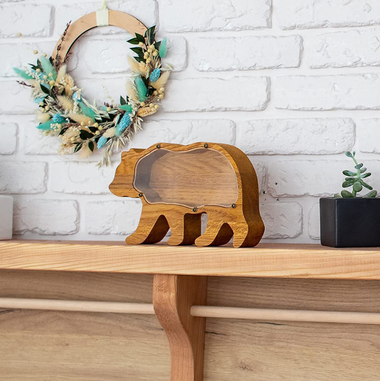 Houten Spaarpot | Speels Leren Sparen