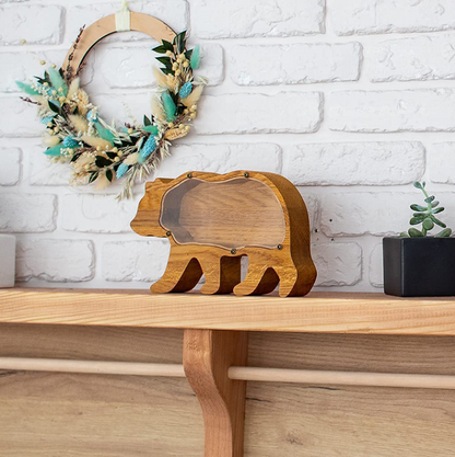 Houten Spaarpot | Speels Leren Sparen