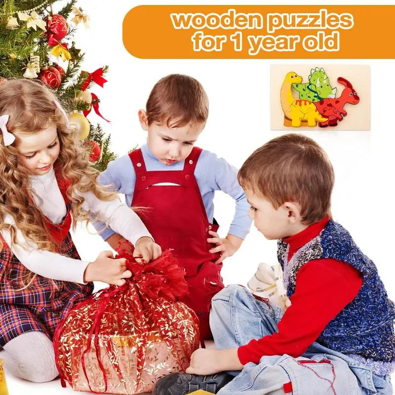 Zoopuzzle | Spelenderwijs Dieren Ontdekken - Houten Puzzel