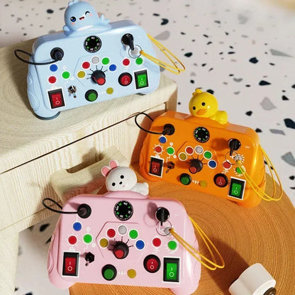 Busyboard  | Ontdek Schakelaars En Lichtjes - Montessori Speelbord