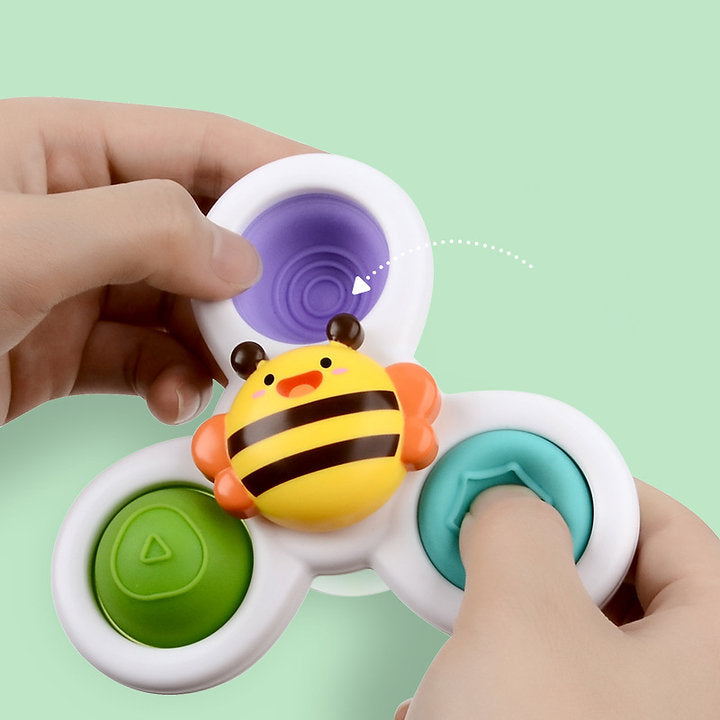 Stickspin | Draaiplezier Op Elk Oppervlak - Draaibaar Zuignapspeelgoed