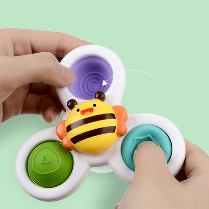 Stickspin | Draaiplezier Op Elk Oppervlak - Draaibaar Zuignapspeelgoed