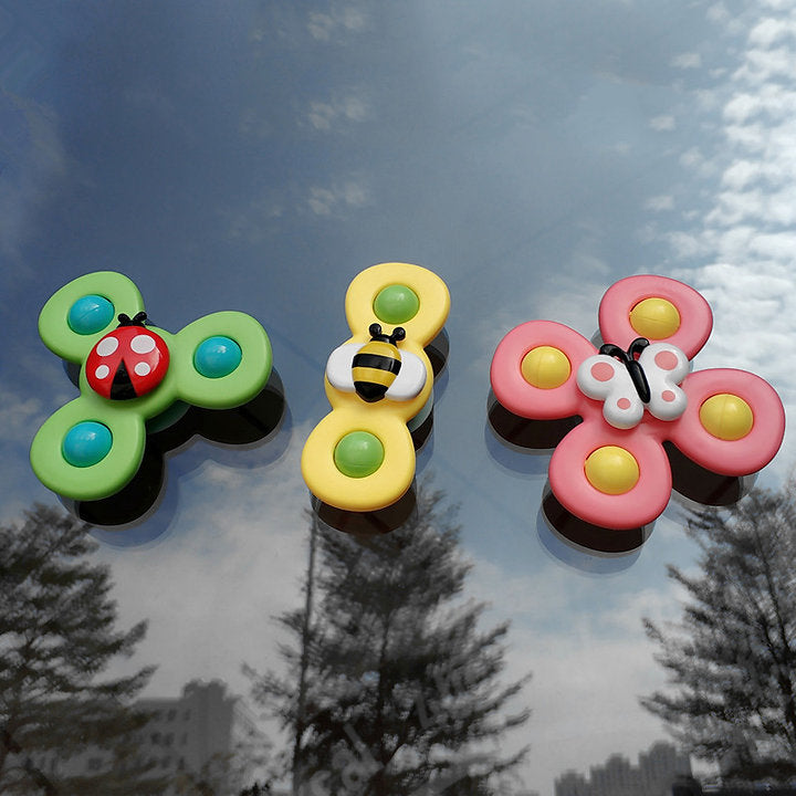 Stickspin | Draaiplezier Op Elk Oppervlak - Draaibaar Zuignapspeelgoed