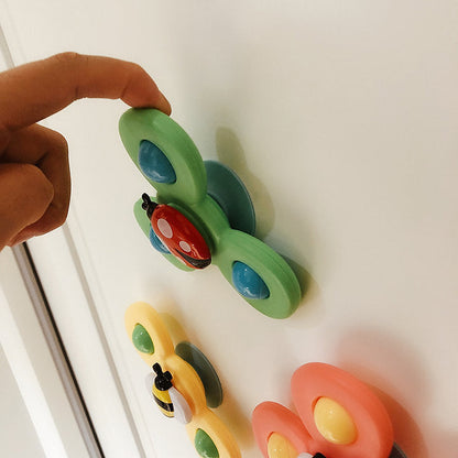 Stickspin | Draaiplezier Op Elk Oppervlak - Draaibaar Zuignapspeelgoed