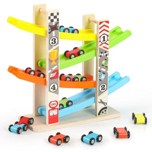 Speedtrack | Eindeloos Raceplezier - Houten Racebaan Set