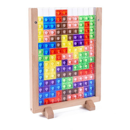 Stack & Solve | Leer Bouwen En Oplossen - Educatief Bouwblokken Set