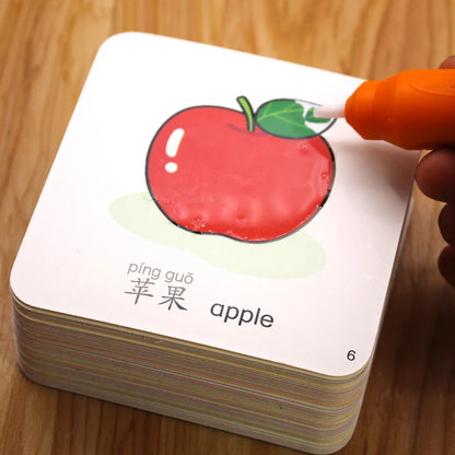 Magic Aqua Cards | Ontdek Letters En Vormen -  Educatieve Leerkaarten