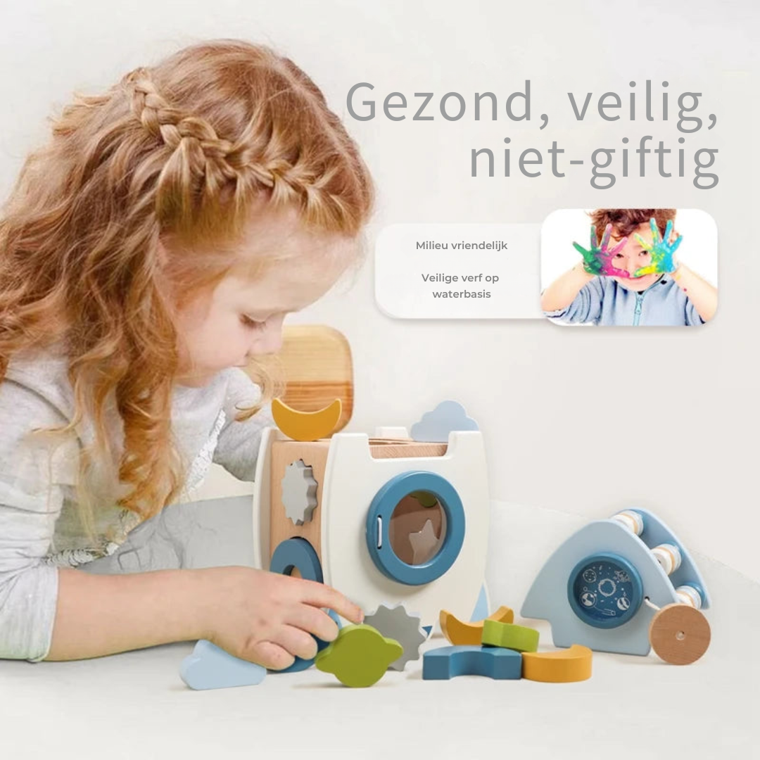 Rocketplay Blocks | Bouw Je Droomraket - Houten Raketset