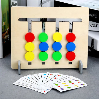 Timberlogic | Speels Leren Redeneren - Montessori Houten Sorteerpuzzel