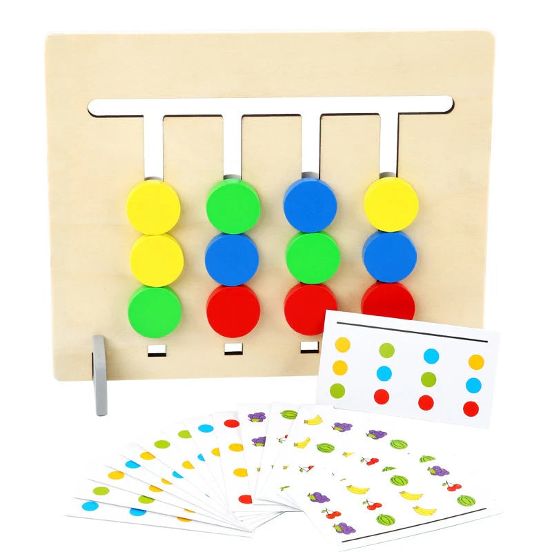 Timberlogic | Speels Leren Redeneren - Montessori Houten Sorteerpuzzel