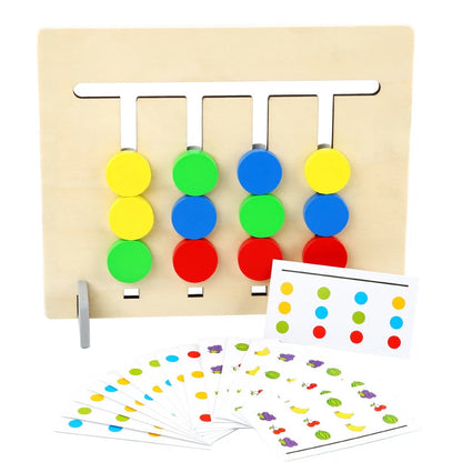 Timberlogic | Speels Leren Redeneren - Montessori Houten Sorteerpuzzel