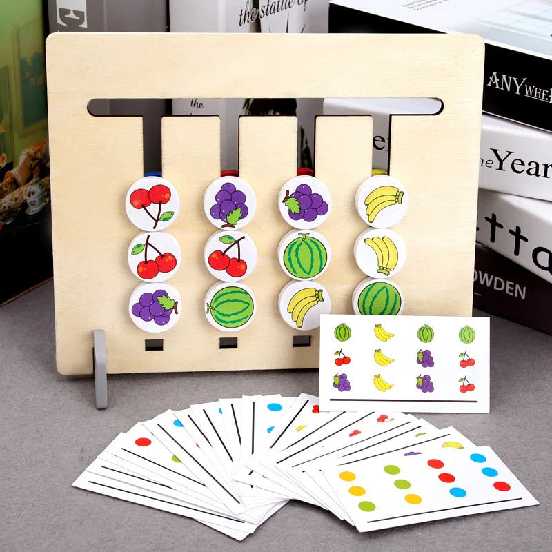 Timberlogic | Speels Leren Redeneren - Montessori Houten Sorteerpuzzel