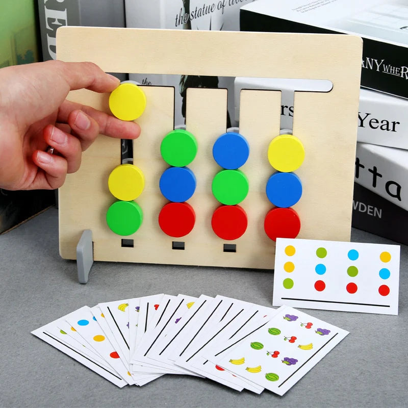 Timberlogic | Speels Leren Redeneren - Montessori Houten Sorteerpuzzel
