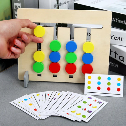 Timberlogic | Speels Leren Redeneren - Montessori Houten Sorteerpuzzel