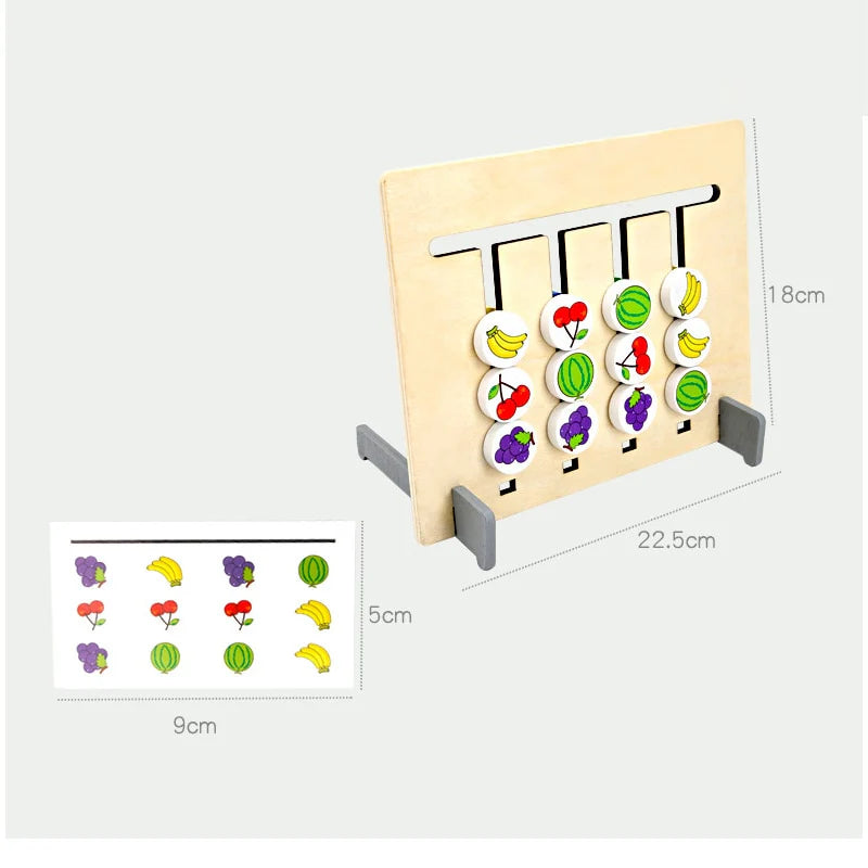 Timberlogic | Speels Leren Redeneren - Montessori Houten Sorteerpuzzel