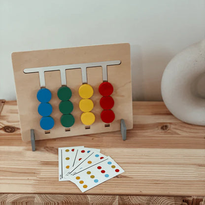 Timberlogic | Speels Leren Redeneren - Montessori Houten Sorteerpuzzel