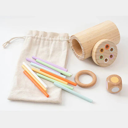 Matchsticks | Kleurrijk Leren En Balanceren - Educatief Houtspel