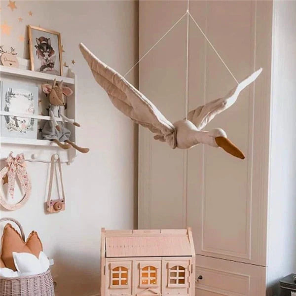 Moonswan | Zachte Kleuren En Sierlijk Design - Zwaan Hangdecoratie