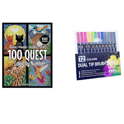 Colorquest | Kleuren Op Nummer Ontdekkingstocht - Kleurboek