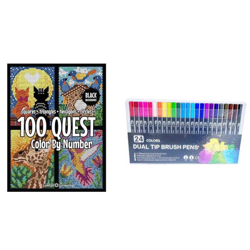 Colorquest | Kleuren Op Nummer Ontdekkingstocht - Kleurboek