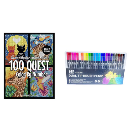 Colorquest | Kleuren Op Nummer Ontdekkingstocht - Kleurboek