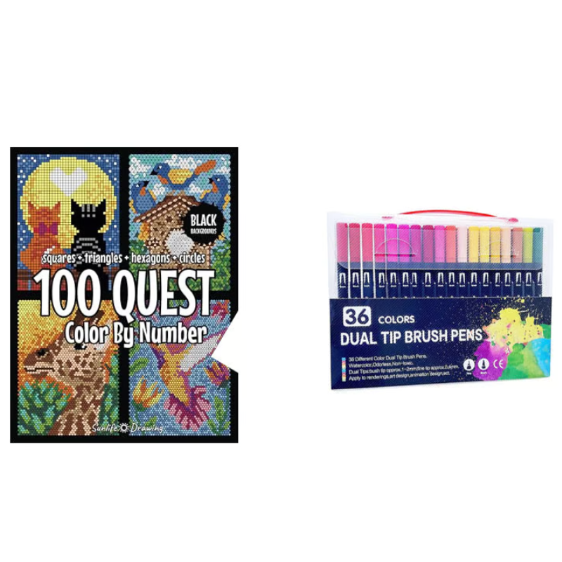 Colorquest | Kleuren Op Nummer Ontdekkingstocht - Kleurboek