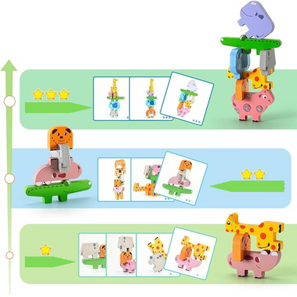 Zootowers | Creatief Stapelen Met Dieren - Stapelspel