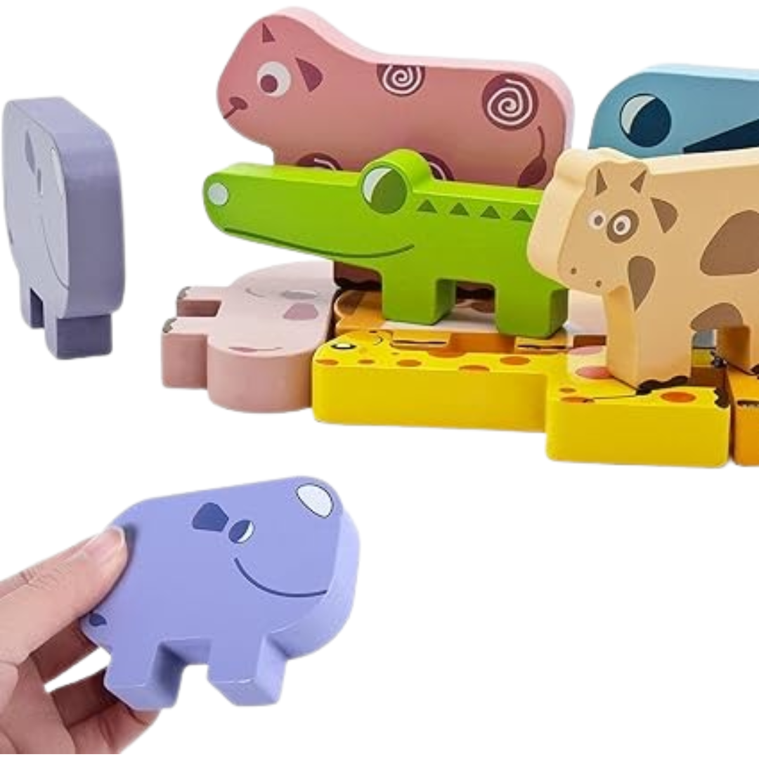 Zootowers | Creatief Stapelen Met Dieren - Stapelspel