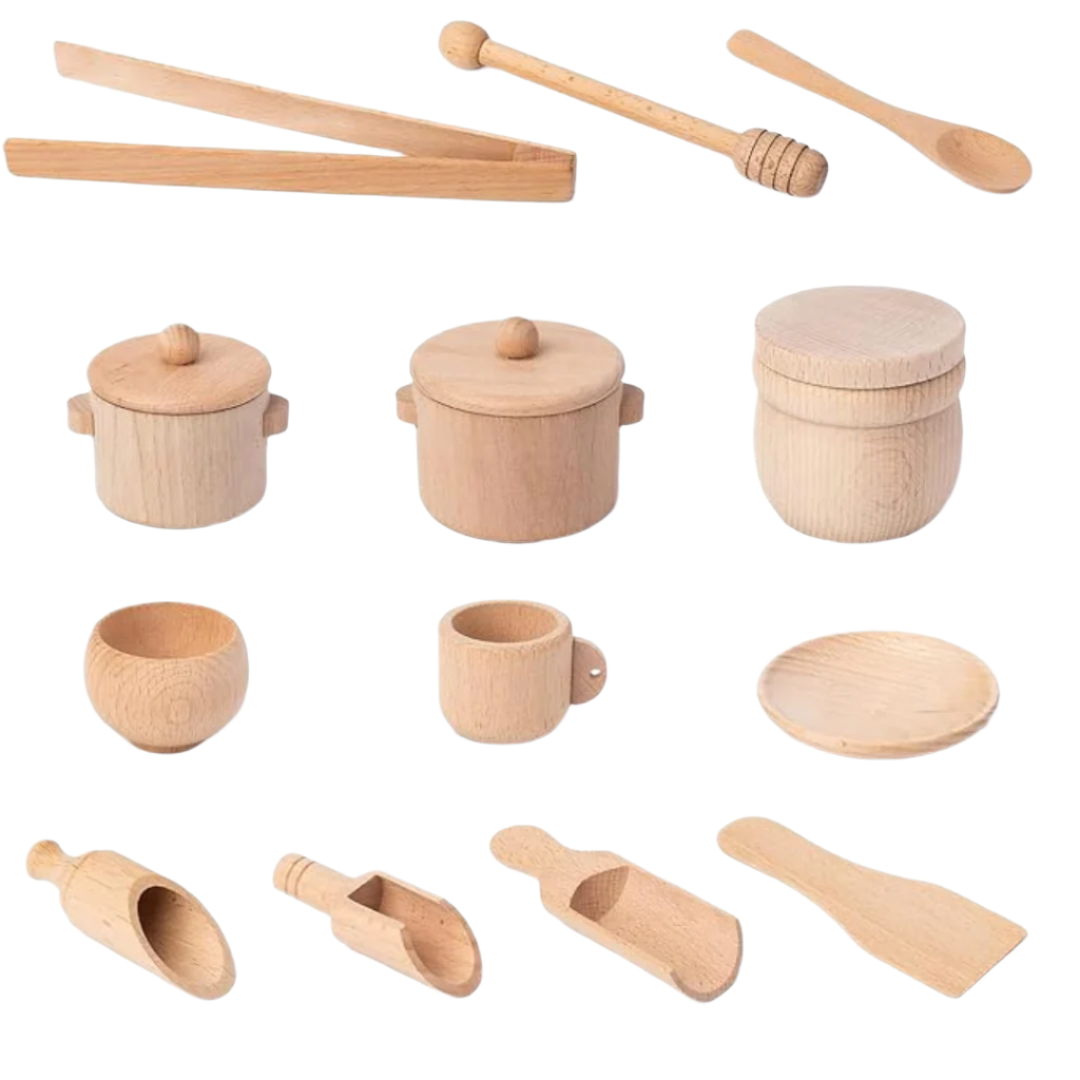 Kitchentots | Fantasievol Koken - Houten Keukenspeelgoed