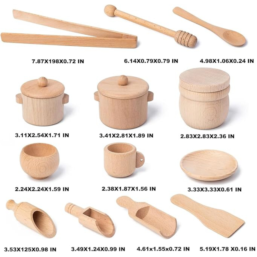 Kitchentots | Fantasievol Koken - Houten Keukenspeelgoed