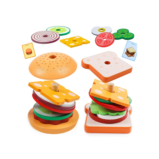 SnackStack | Stapel en speel - Sandwich stapelspel