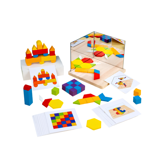 MirrorMagic | Spiegelen en ontdekken - Spiegelblok puzzelset
