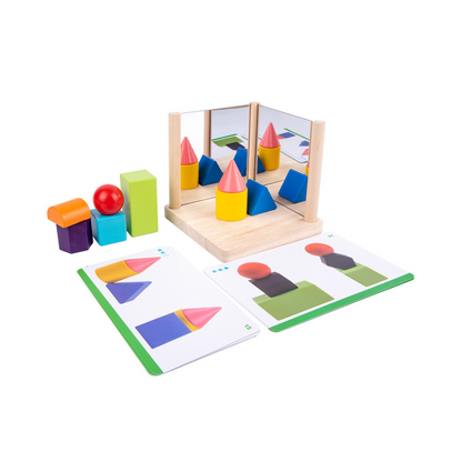 MirrorMagic | Spiegelen en ontdekken - Spiegelblok puzzelset