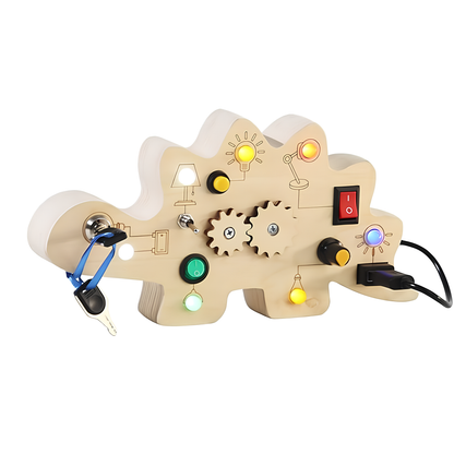 Dinoquest | Motoriek En Probleemoplossend Leren - Montessori Activiteitenbord