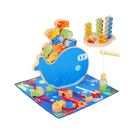 Balanceplay | Kleurrijk Bouwen En Balanceren - Houten Balansspel