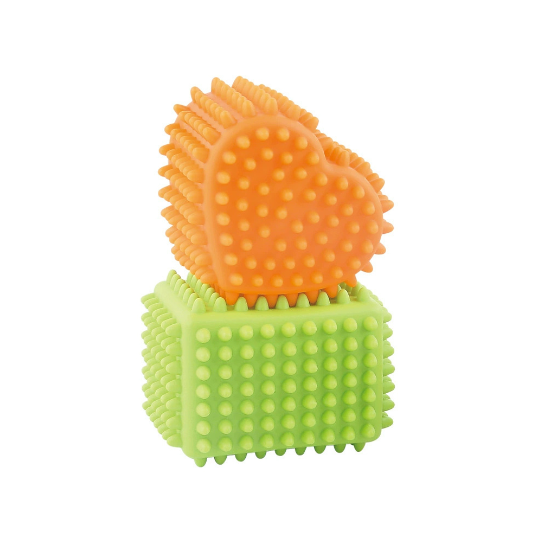 Touchcubes | Zachte Blokken Met Texturen - Baby Speelset