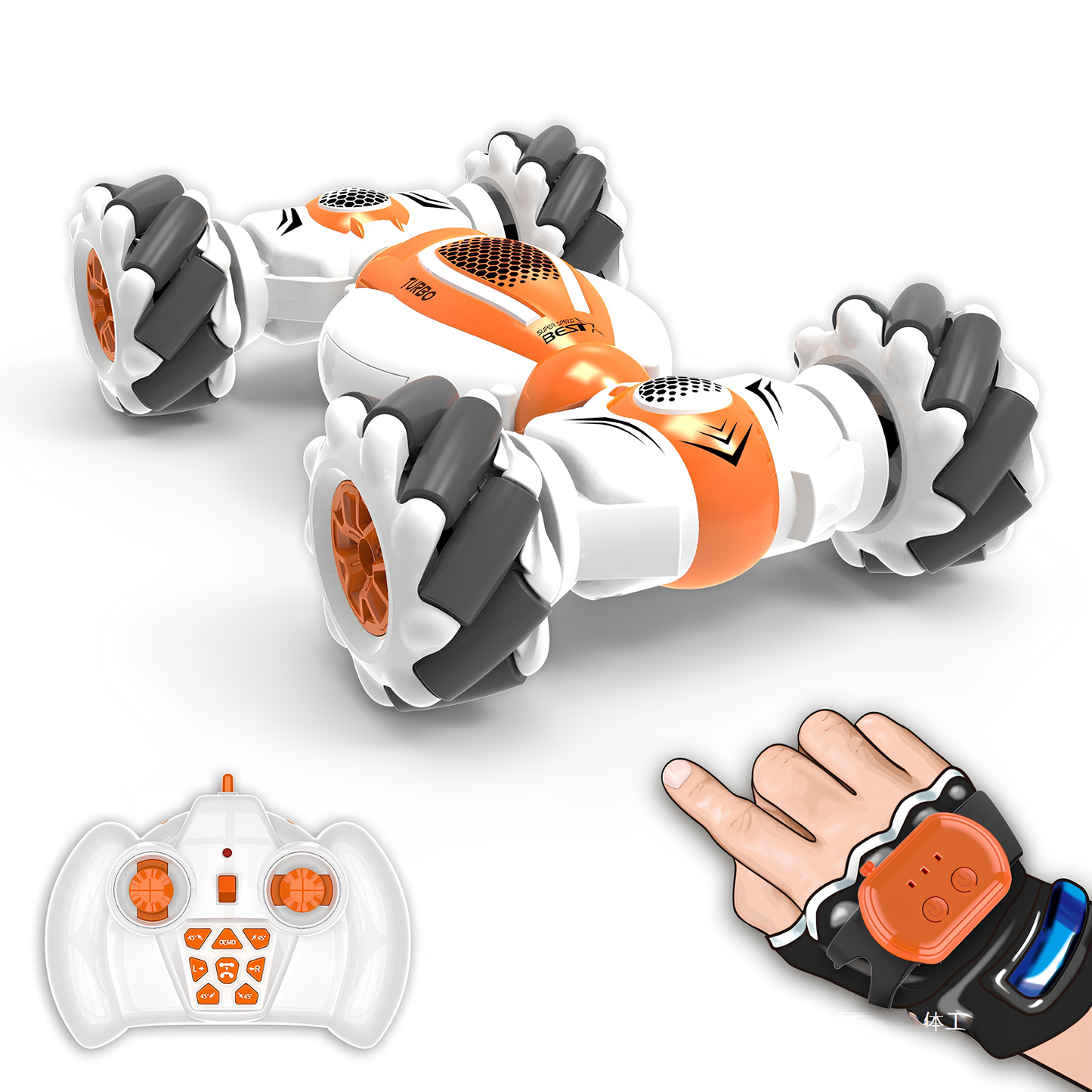 RC Stuntauto | Handgestuurde Stunts