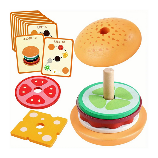Littlechef | Maak De Lekkerste Combinaties - Montessori Stapelspel