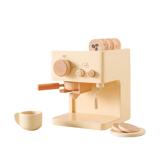 Cafékids | Fantasie En Motoriek Ontwikkelen - Houten Koffiezet Set