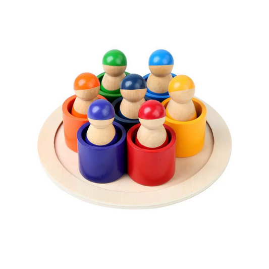 Stackjoy | Creatief Leren En Bouwen - Houten Stapelspel