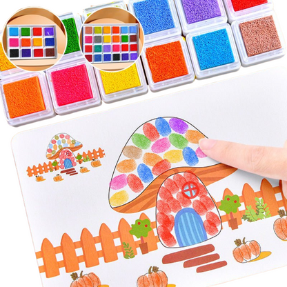 Fingerfun | Ontdek En Creëer Met Plezier - Vingerverf Speelset