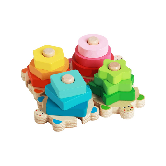 Shapeturtle | Kleuren En Vormen Ontdekken - Houten Sorteerbord
