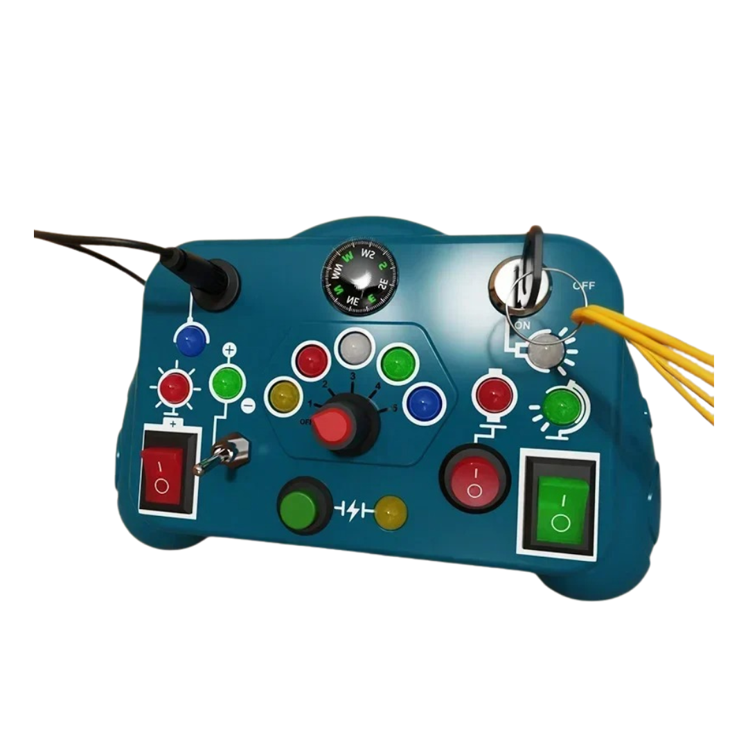 Busyboard  | Ontdek Schakelaars En Lichtjes - Montessori Speelbord