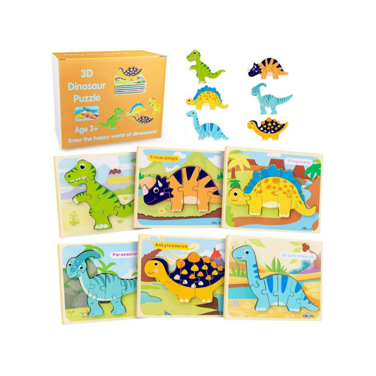 Dinotrek | Leerzaam En Leuk - Kleurrijke Puzzelset