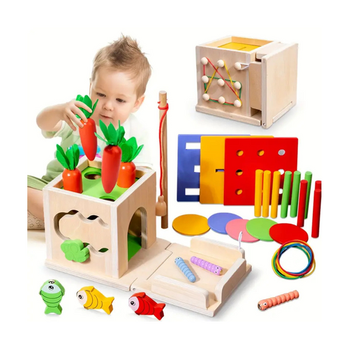 Wonderbox | Motoriek En Probleemoplossing - Educatieve Activiteitenkubus