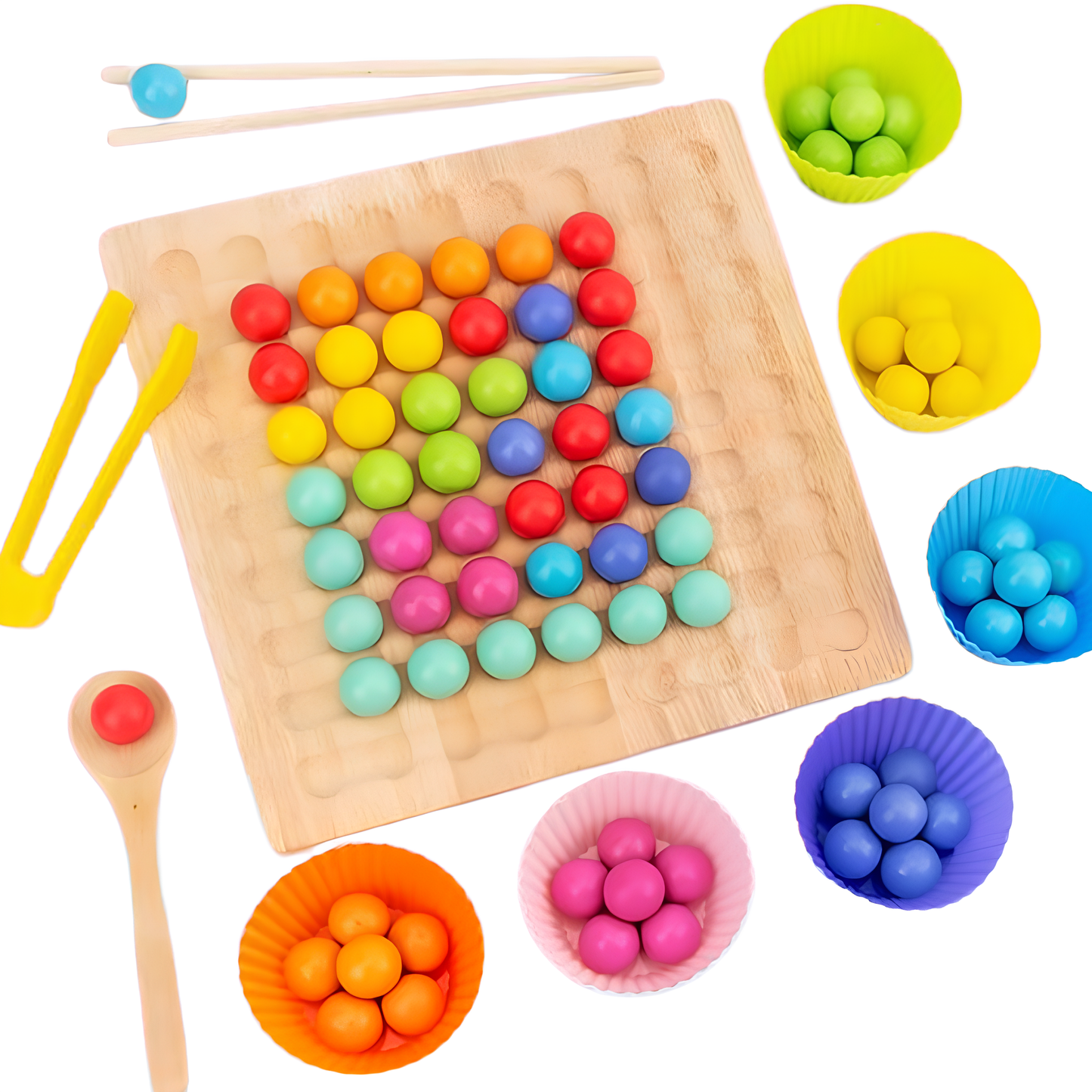 Beadblox | Montessori Kralen Bord - Kleur, Tel & Win Spel Voor Creatieve Kids