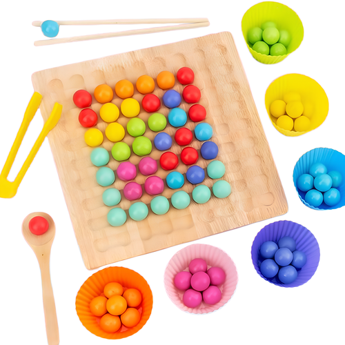 Beadblox | Montessori Kralen Bord - Kleur, Tel & Win Spel Voor Creatieve Kids