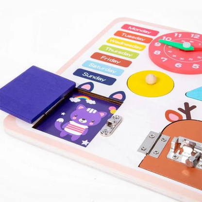 Exploreframe | Cognitief Leren Met Spel - Houten Activiteitenframe