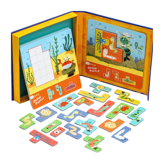 Seapuzzle | Ontdek Kleurrijke Oceaandieren - Educatief Puzzelspel
